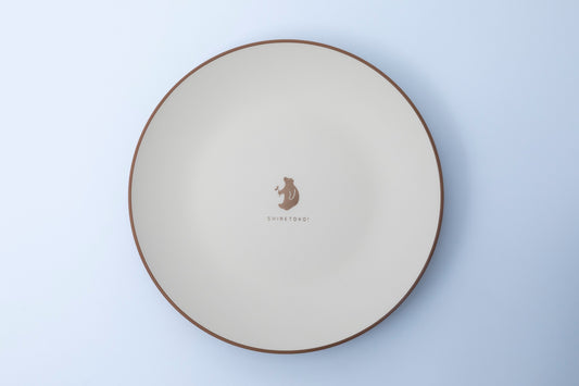 知床トコさん 丸プレート皿 L