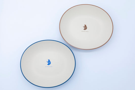 知床トコさん 小判ボウル皿 M