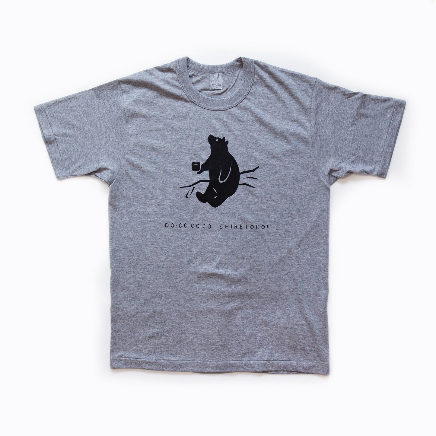 知床トコさんTシャツ / コーヒー（グレー）