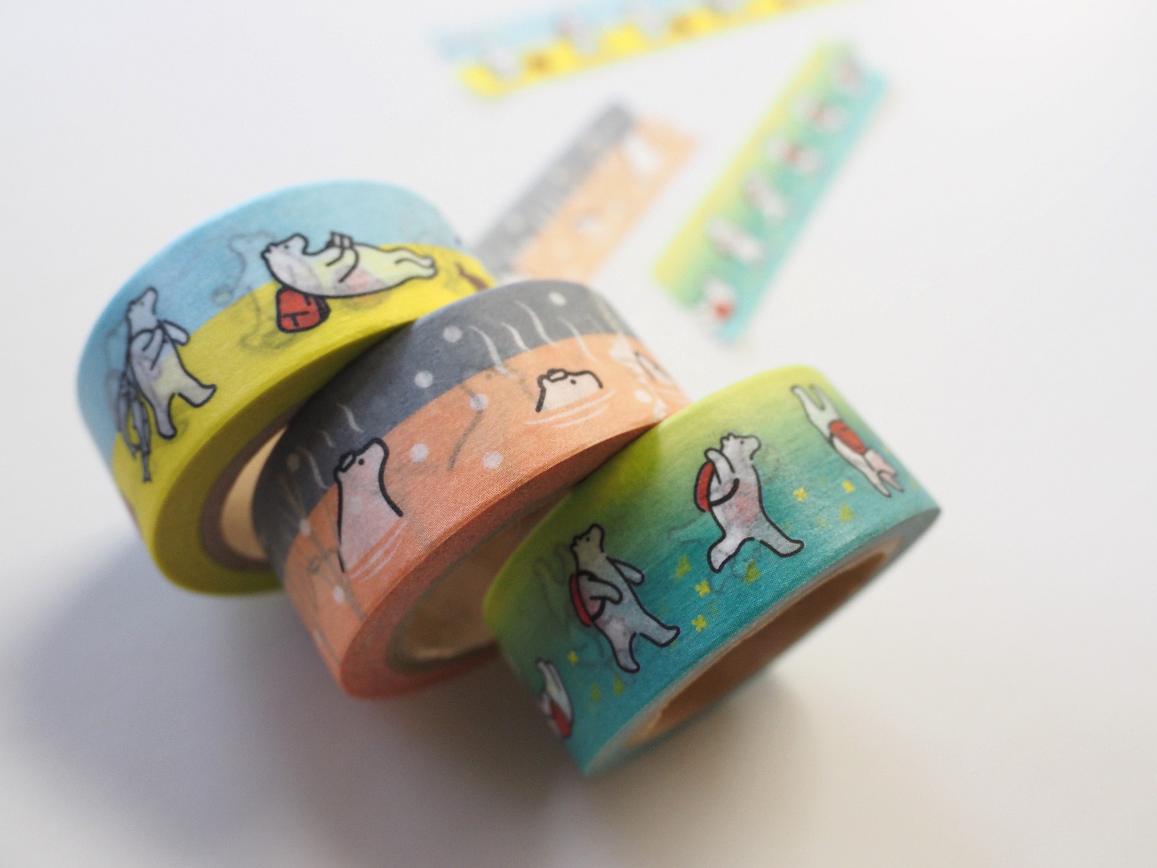 WASHI TAPE マスキングテープ 3種セット – SHIRETOKO! SUSTAINABLE SHOP