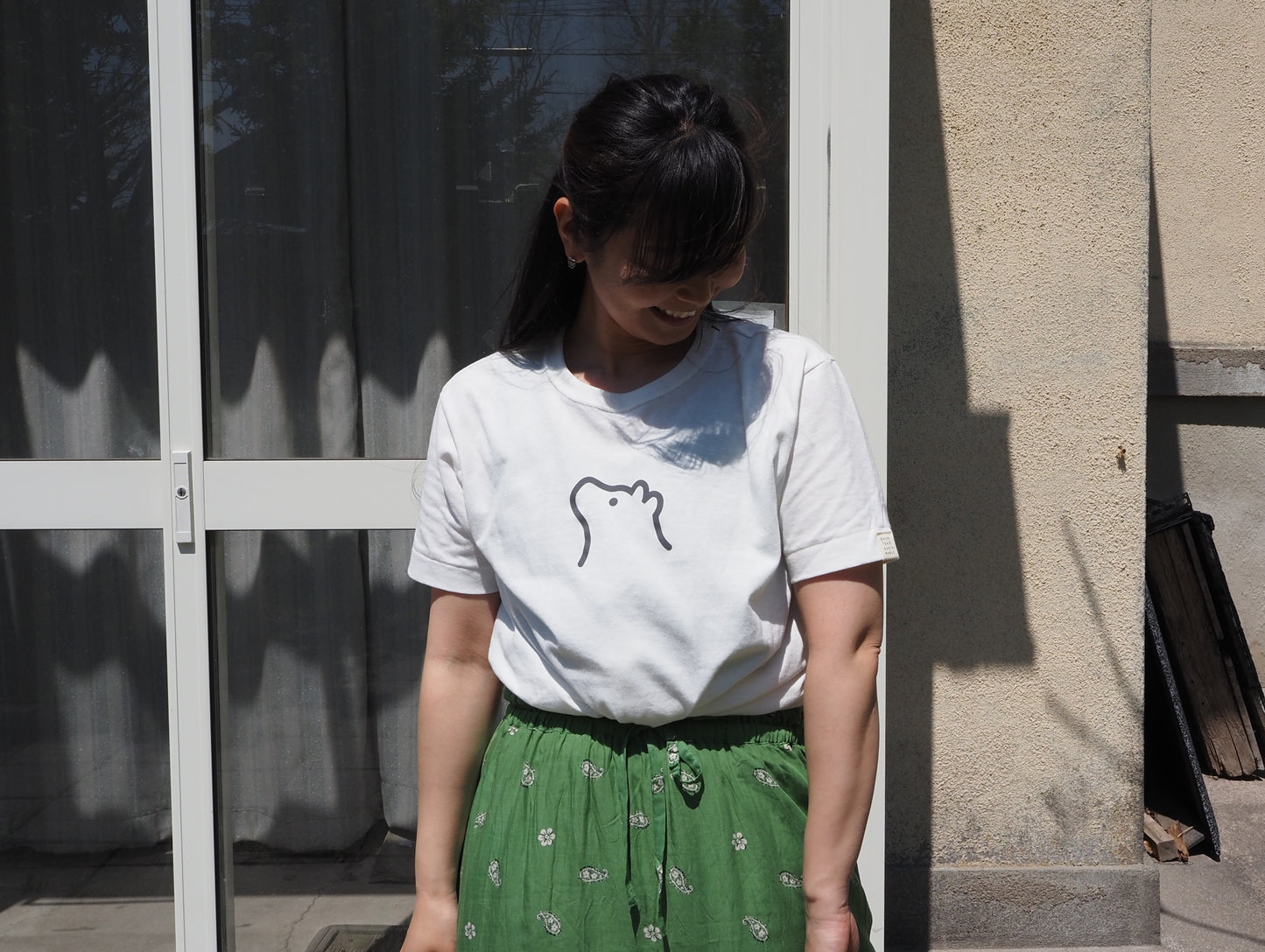 【オーガニックコットン100％】サスティナブルTシャツ / ホワイト