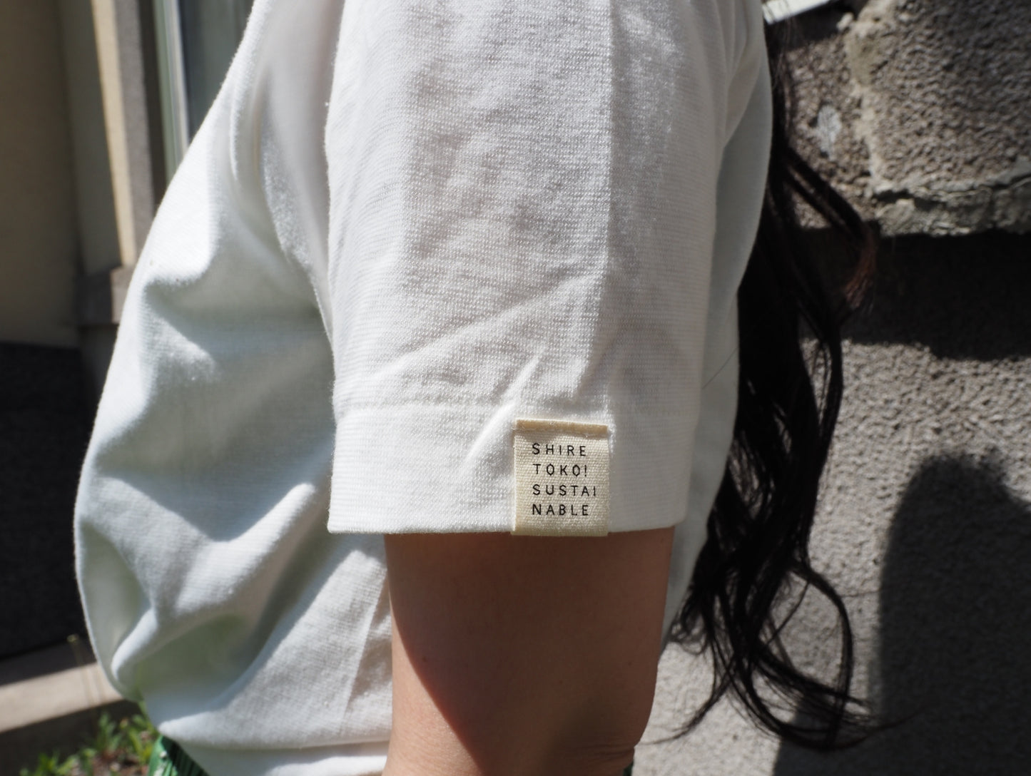【オーガニックコットン100％】サスティナブルTシャツ / ホワイト